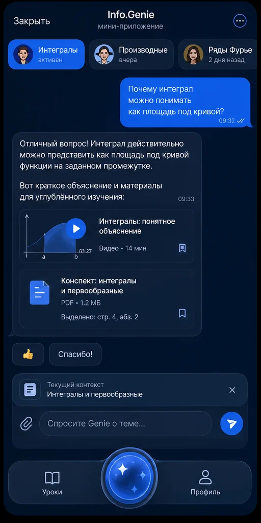 Info.Genie в Telegram